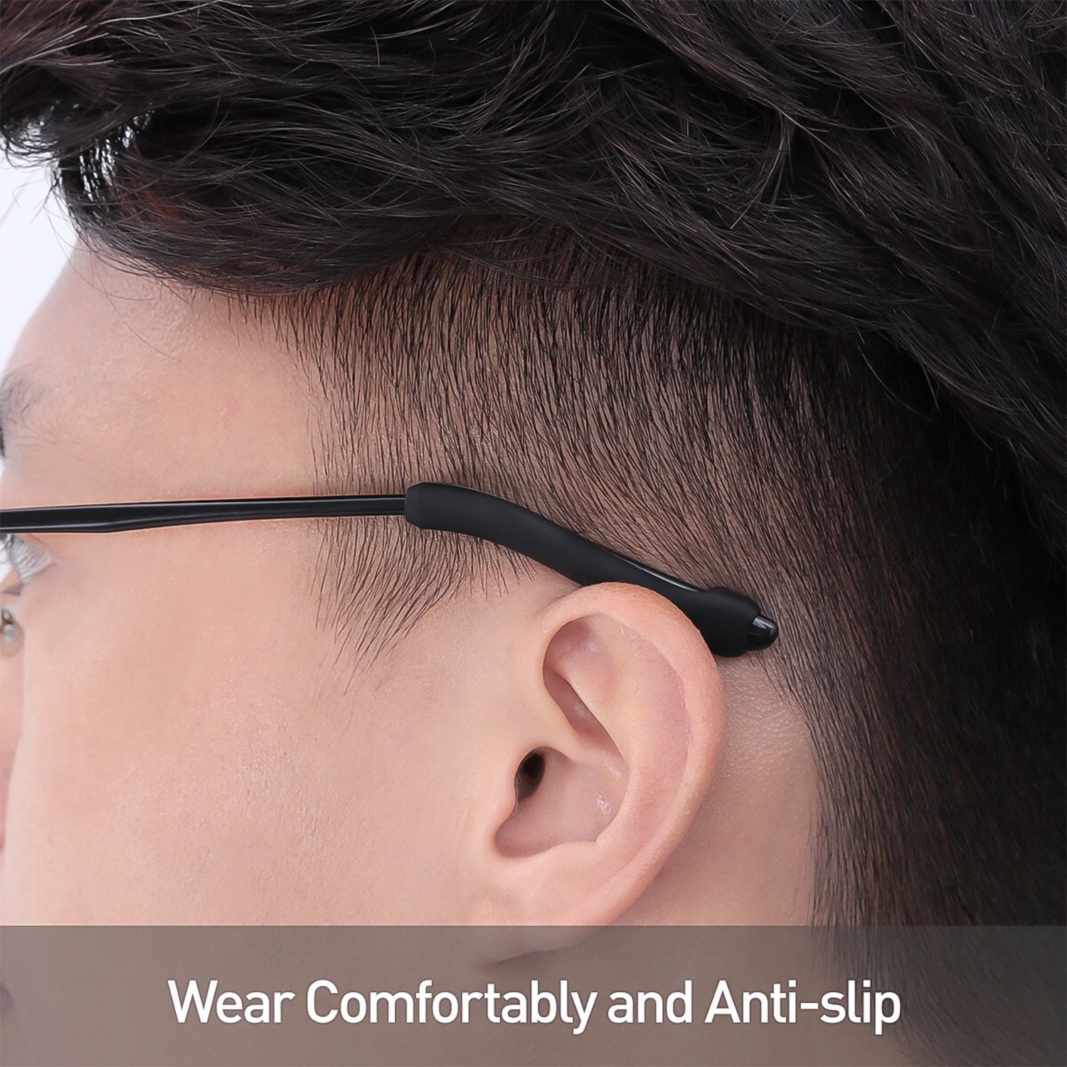 Eyeglass Anti Slip Ear Grip Soft Silicone Glasses Ear Hooks (1 Pair  Color May Be Vary) Eyeglass Anti Slip Ear Grip Soft Silicone Glasses Ear Hooks (1 Pair  Color May Be Vary)